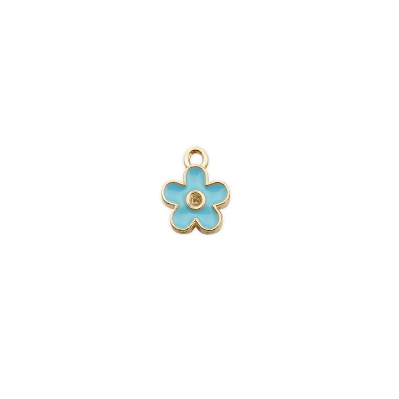 Small Blue/Mint Flowers - GOLDEN DAYS LABEL