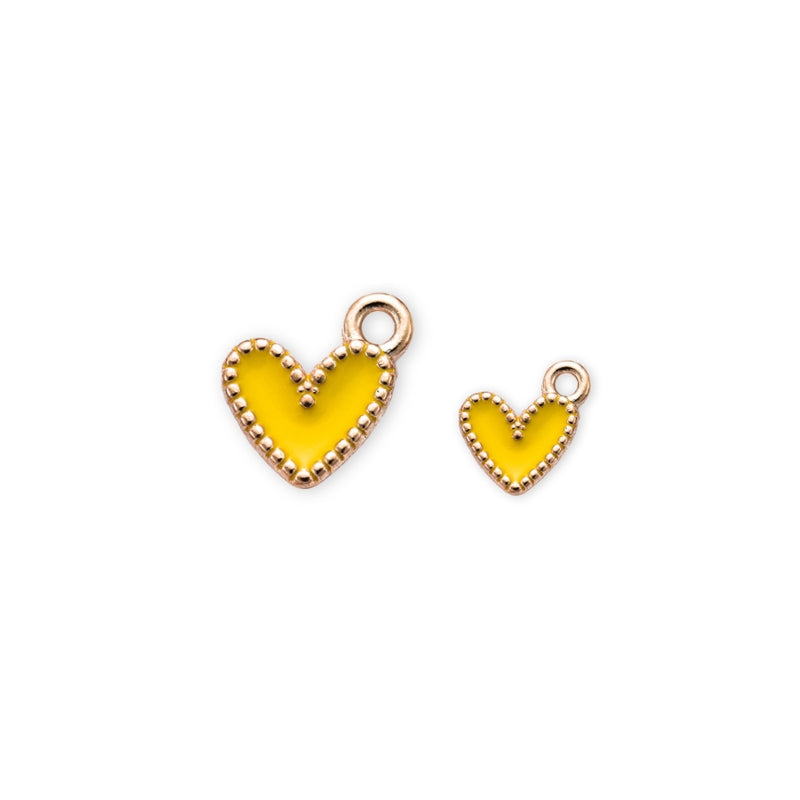 Cute Heart Charms - GOLDEN DAYS LABEL