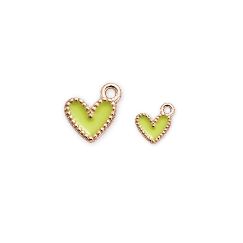 Cute Heart Charms - GOLDEN DAYS LABEL
