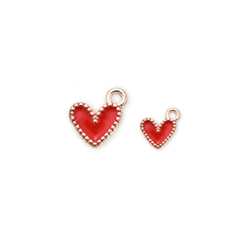 Cute Heart Charms - GOLDEN DAYS LABEL