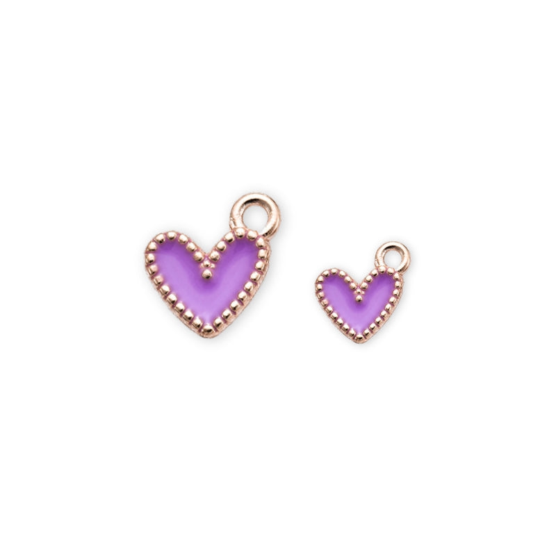 Cute Heart Charms - GOLDEN DAYS LABEL
