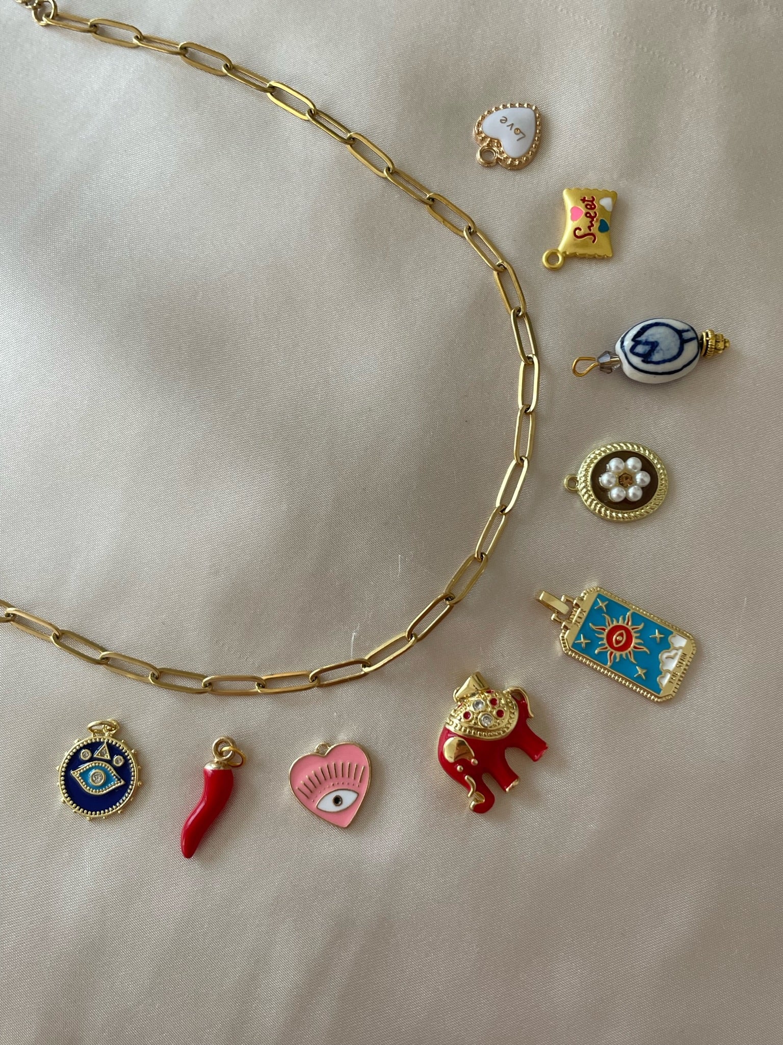 DIY-Charm Halskette - GOLDEN DAYS LABEL