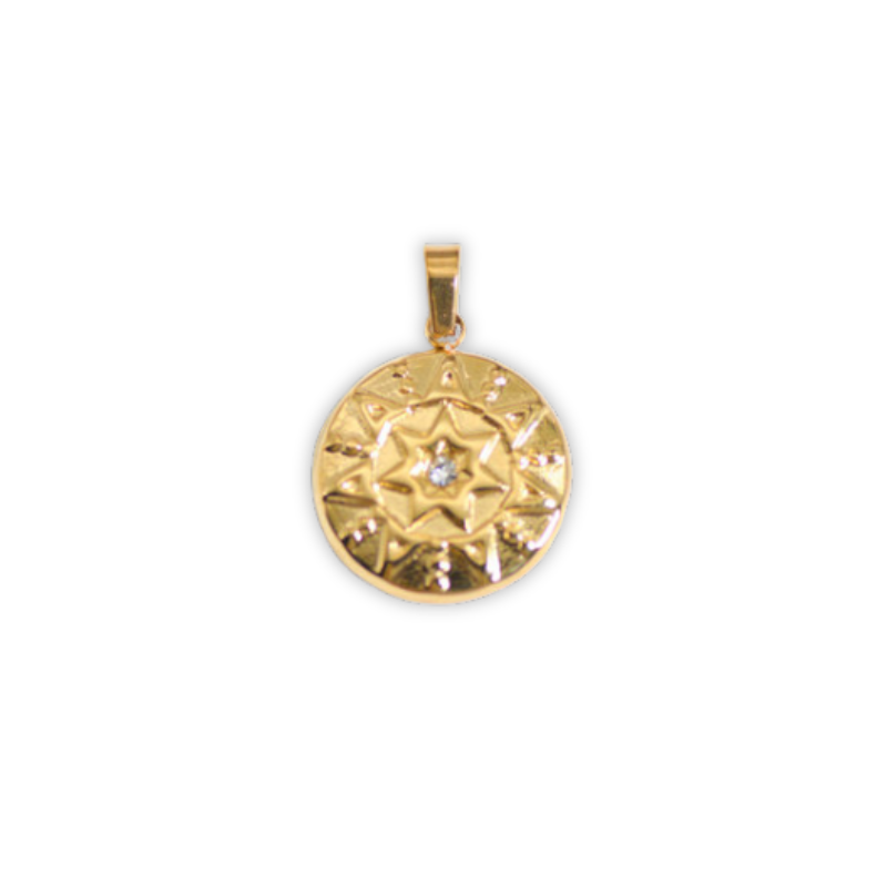 Golden Zodiac Pendant - GOLDEN DAYS LABEL